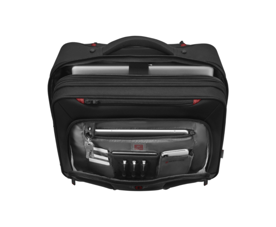 תיק מנהלים עם גלגלים טרנספר