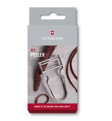 קולפן מתכת קלאסי REX כסוף