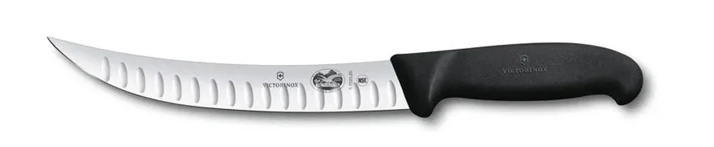 סכין קצבים להב צר עם חריצים 20 ס”מ ידית Fibrox