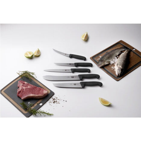 סכין פירוק רחבה ידית פיברוקס 15 ס