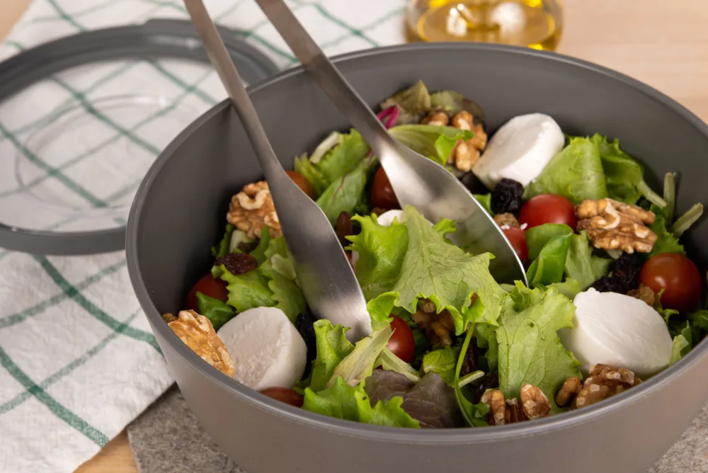 סט קופסאות אחסון והגשה ב-3 גדלים Amuse Life אפור