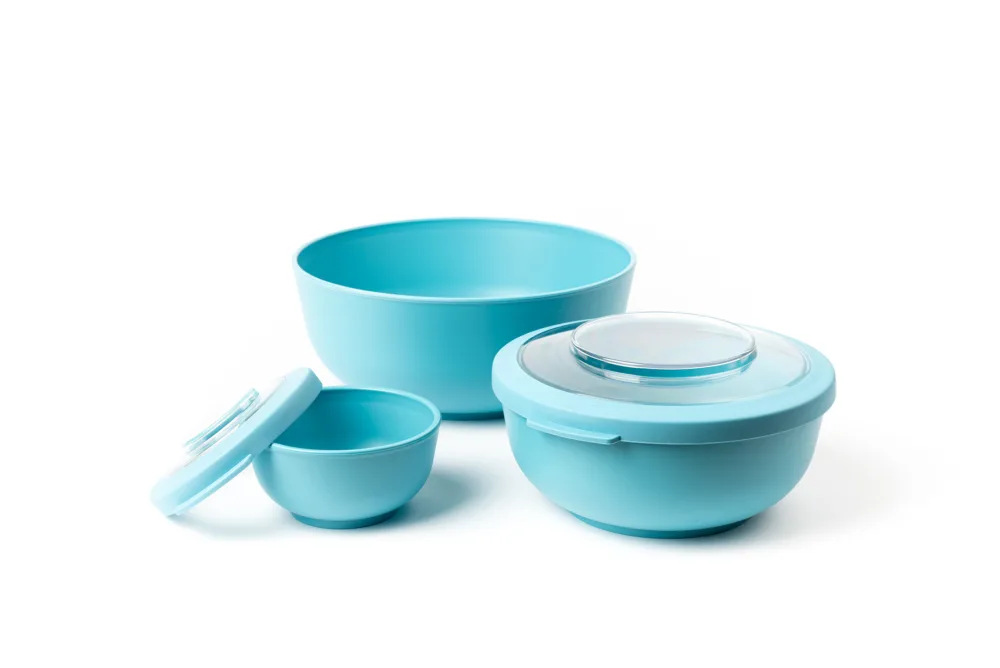 סט קופסאות אחסון והגשה ב-3 גדלים Amuse Life תכלת