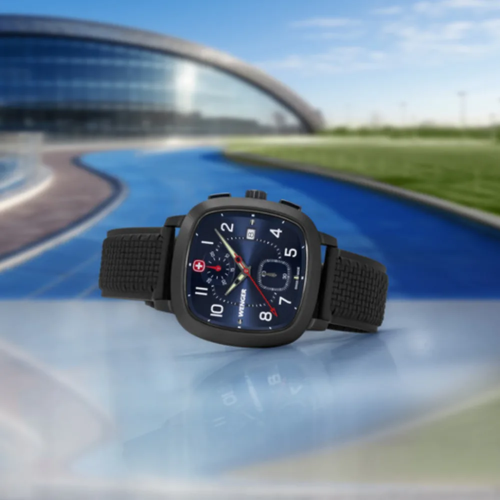 שעון 40 מ"מ Vintage Sport Chrono לוח כחול