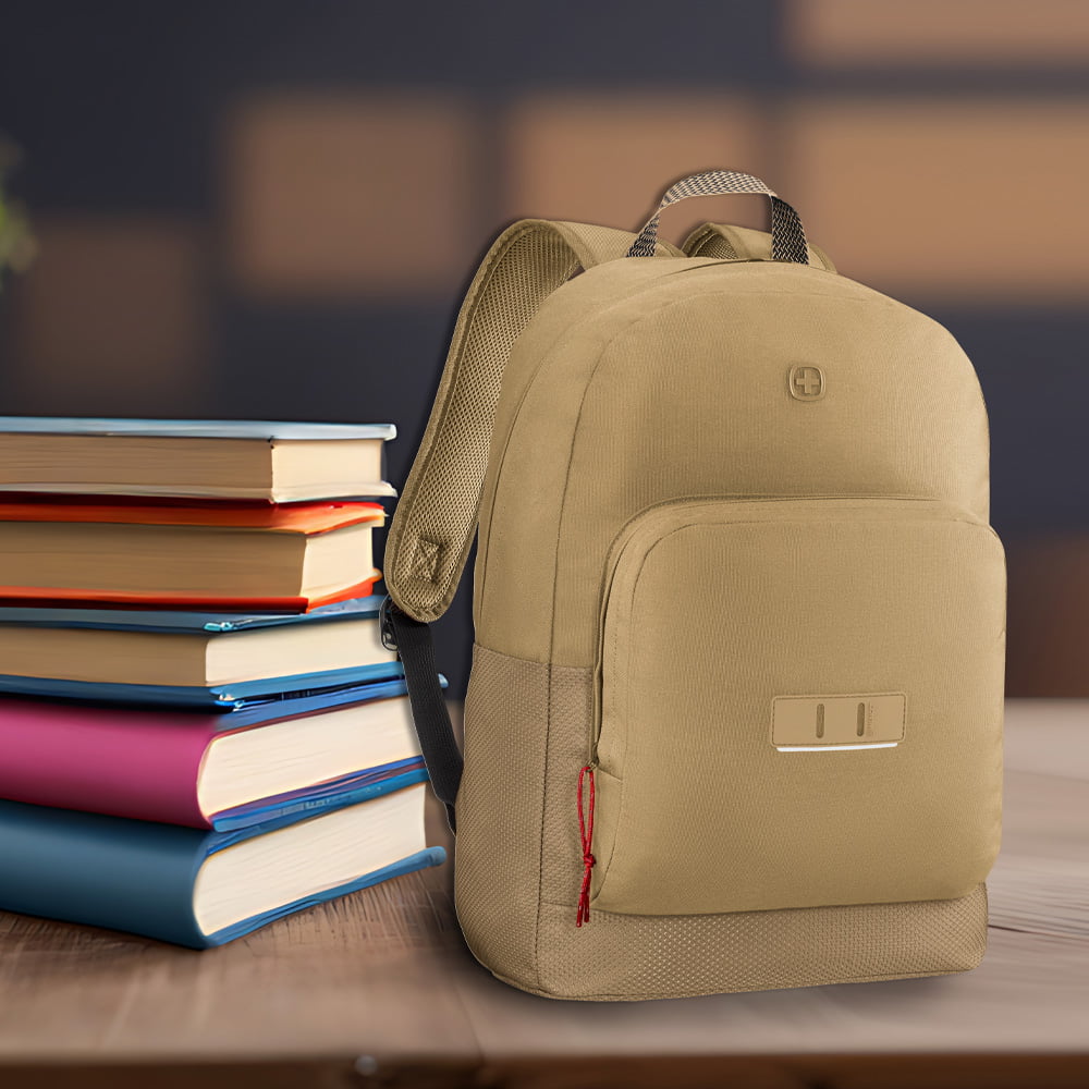 תיק גב Crango בז' למחשב נייד 16''