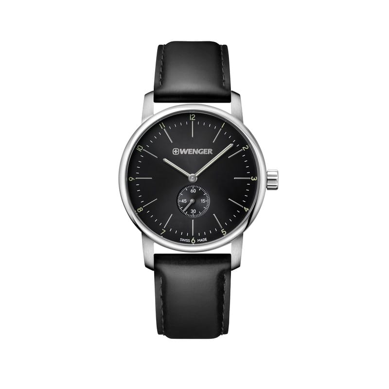 Urban Classic רצועת עור שחורה 42 מ"מ